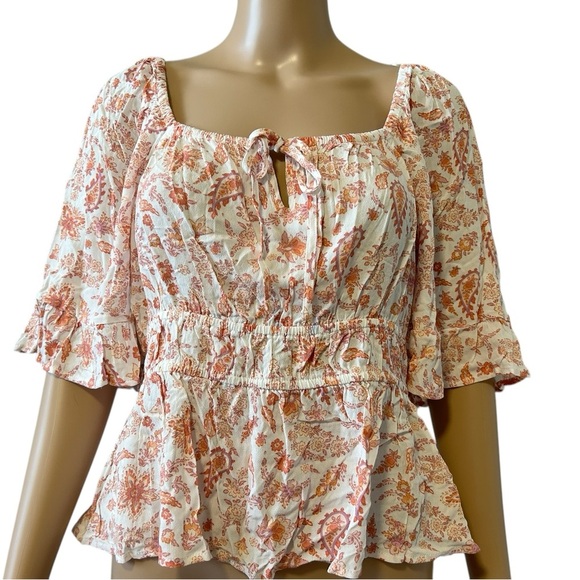 Tops - Floral Print Women's Top